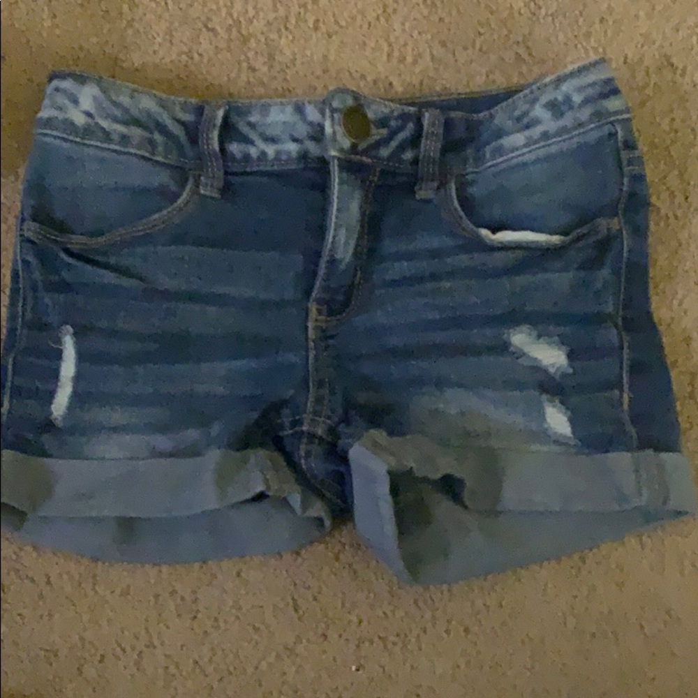 Girls jean shorts